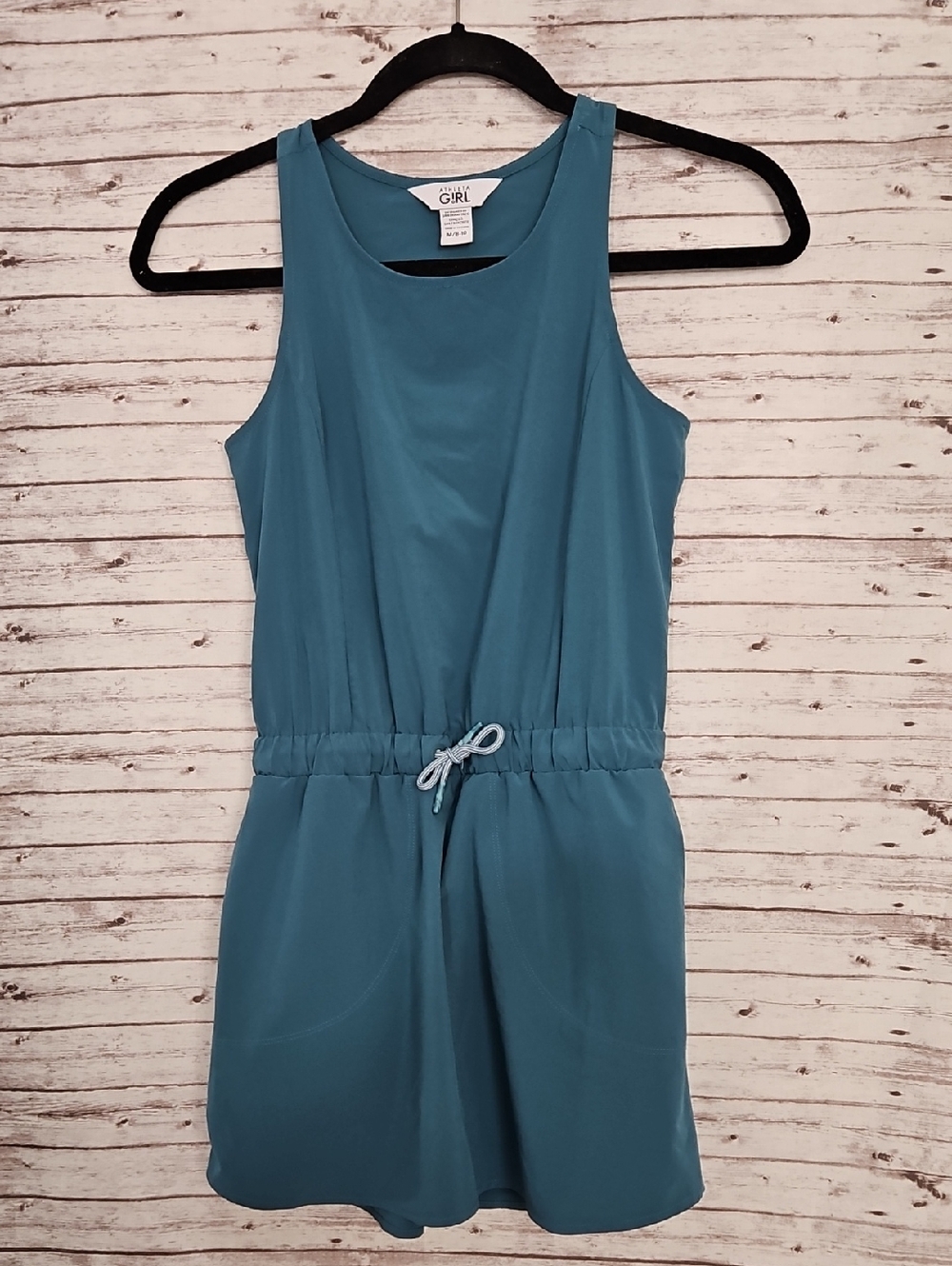 Athleta Girl Blue Scoop Neck Top